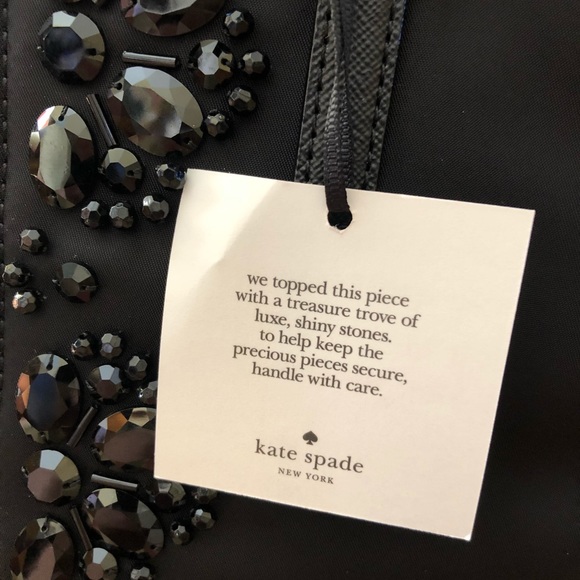 NWT Kate Spade Embellished Satchel/Crossbody Bag - Picture 5 of 5
